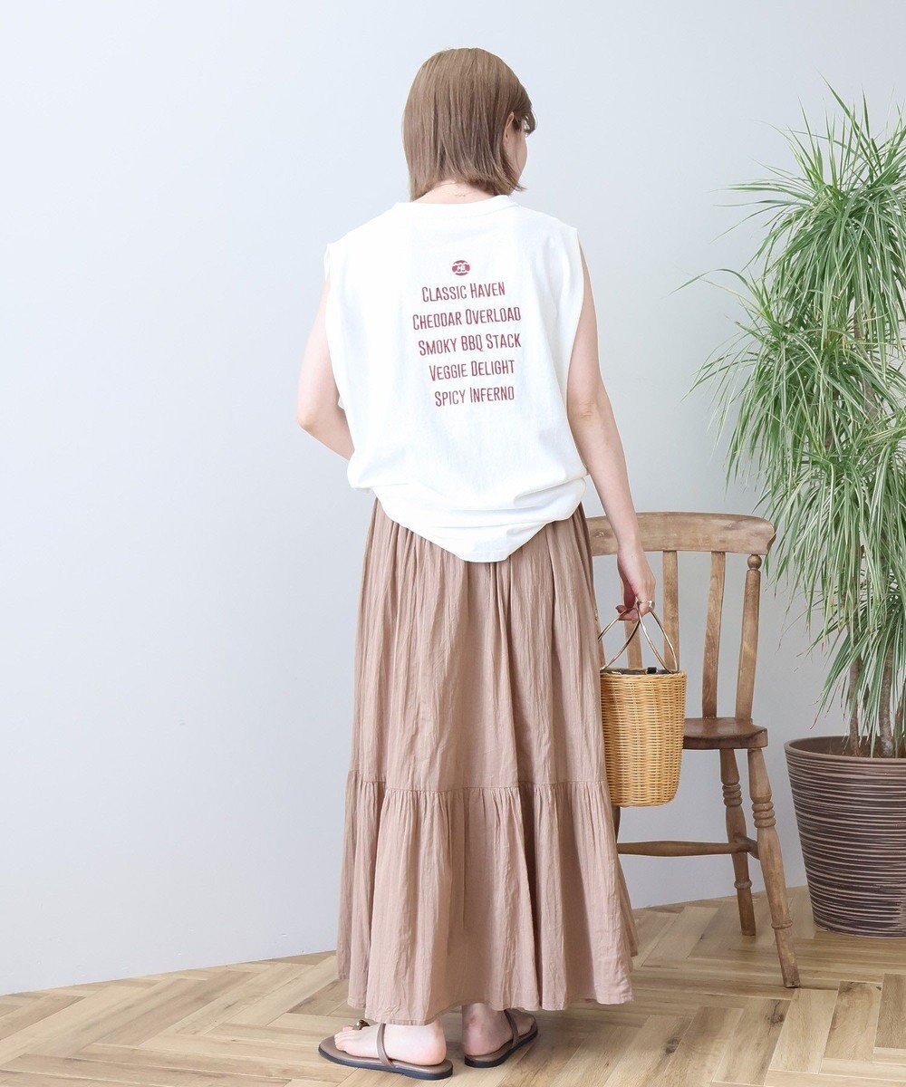 AMERICAN HOLIC ロゴ刺繍ノースリーブプルオーバー 