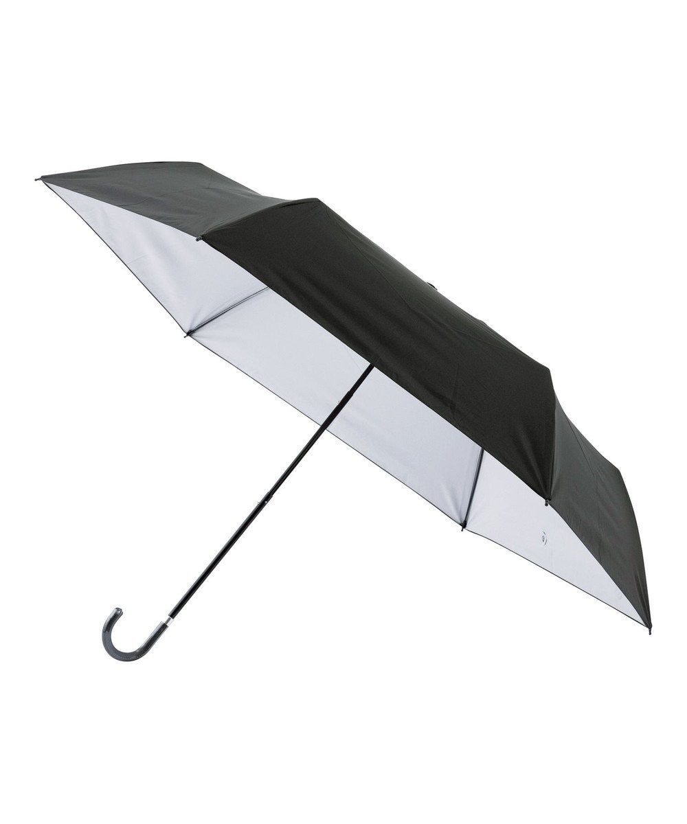 MOONBAT estaa 晴雨兼用 折りたたみ傘 無地 日傘 遮光 遮熱 UV ブラック