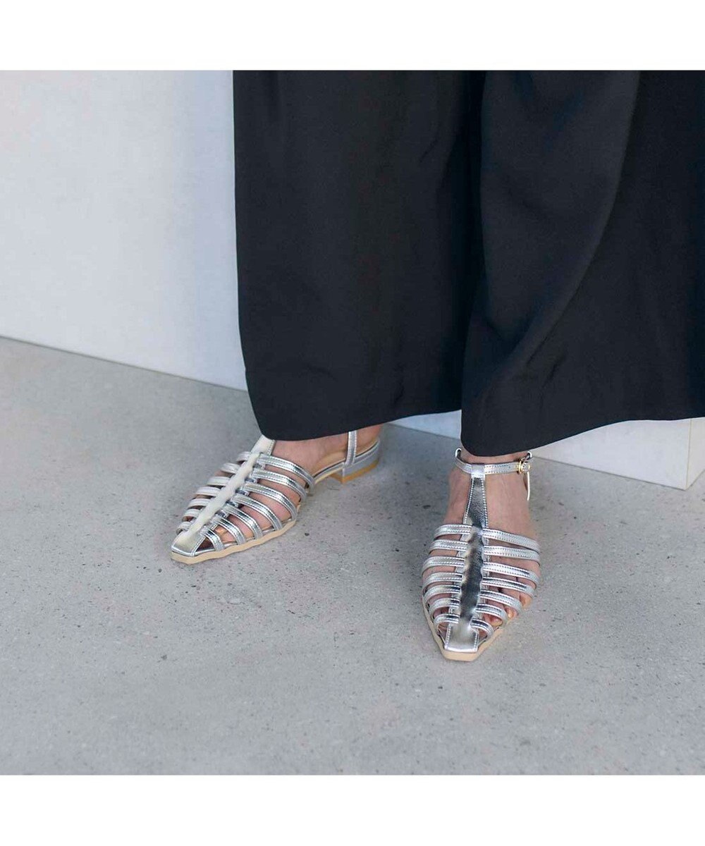 MODE ET JACOMO <carino>ポインテッドトゥグルカサンダル 