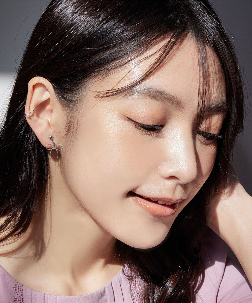 Tiaclasse 【選べる2種類】パールイヤーカフ 