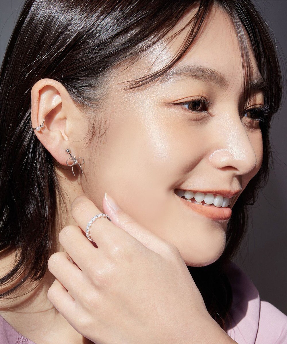 Tiaclasse 【選べる2種類】パールイヤーカフ 