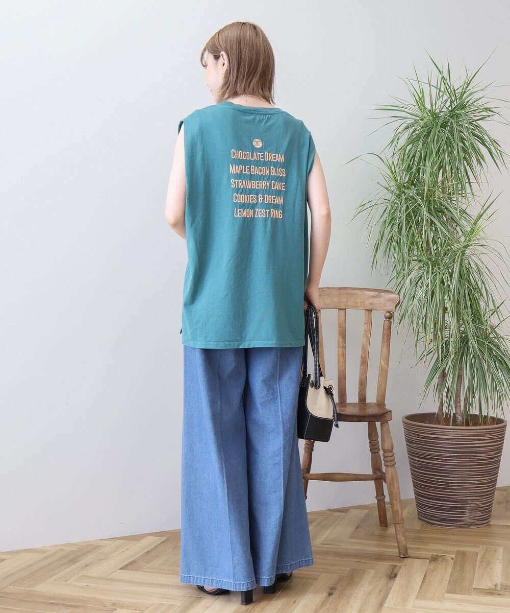 AMERICAN HOLIC ロゴ刺繍ノースリーブプルオーバー 