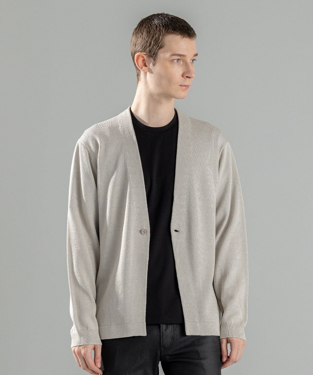 JOSEPH HOMME 【洗える/和紙使用】ウォッシャブルペーパー　カーディガン 