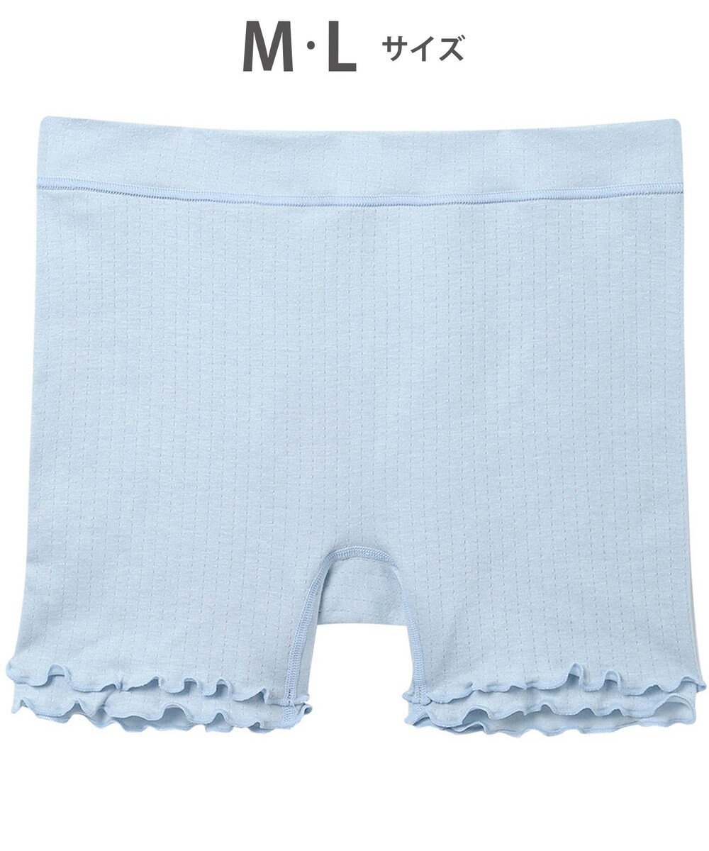 ワコール／睡眠科学 ボーイレングスショーツ 【ねはだ着】 綿100%(身生地) 寝るとき用ショーツ はきこみ丈ふかめ レディース YPX558 睡眠科学／ワコール 