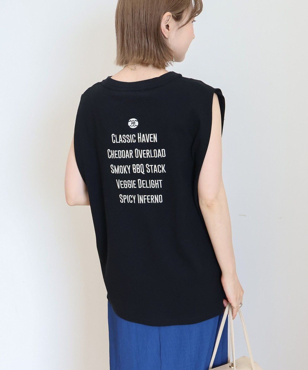 AMERICAN HOLIC ロゴ刺繍ノースリーブプルオーバー 