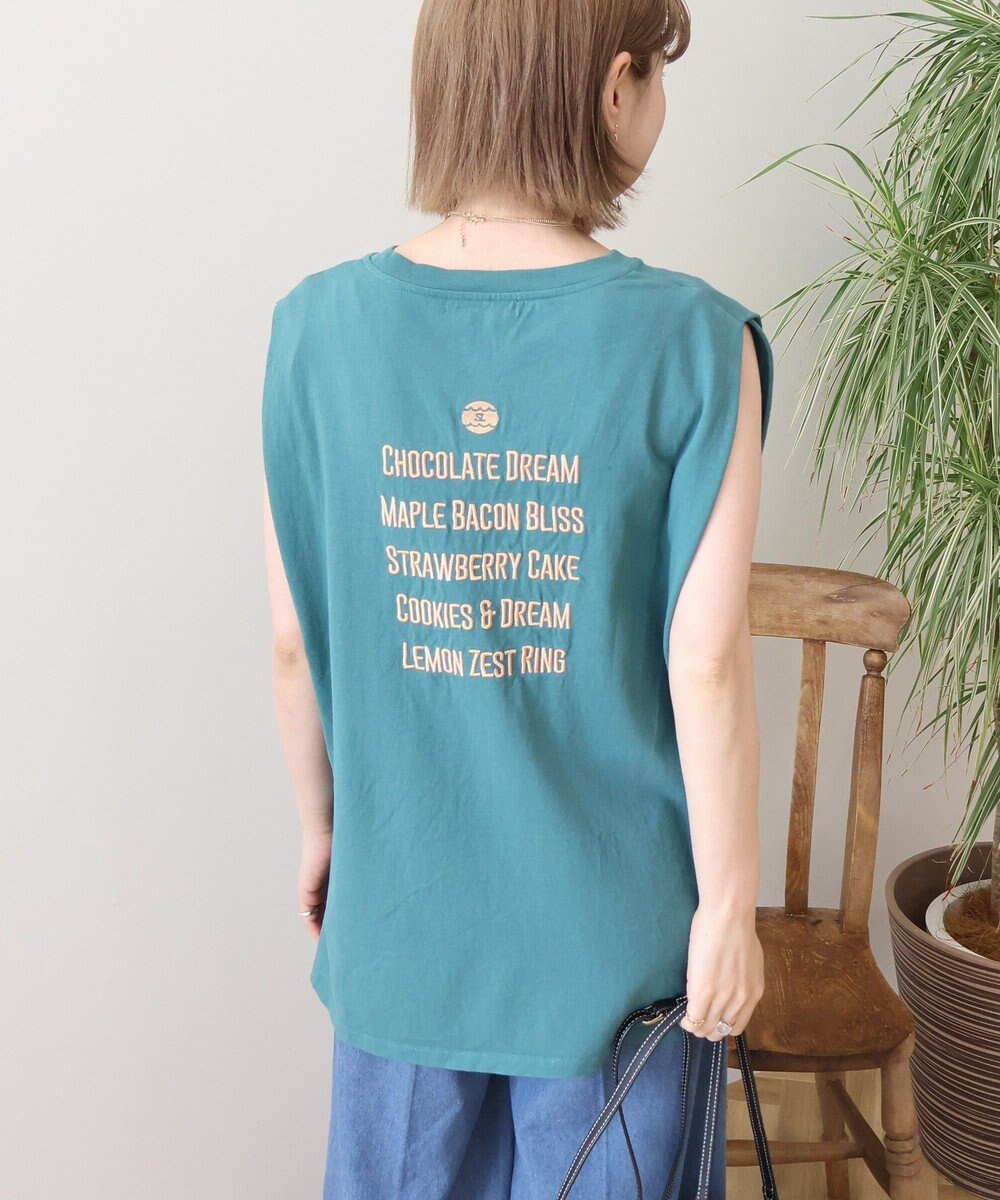 AMERICAN HOLIC ロゴ刺繍ノースリーブプルオーバー 