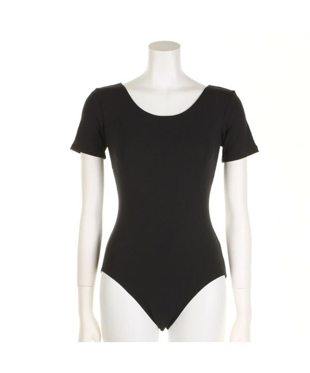 Chacott 丸首半袖レオタード（スムース） 