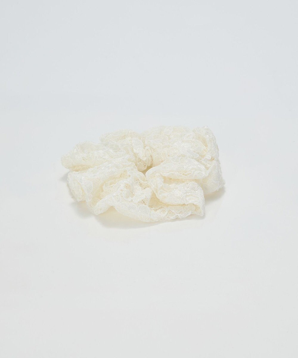 Phoebe ガーリッシュレースシュシュ　ホワイト 