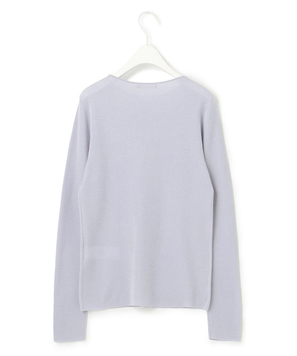 ICB 【洗える】 コットンアセテートシアー ニット 