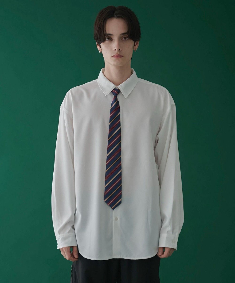WEGO タイ付きシャツ(LS) 