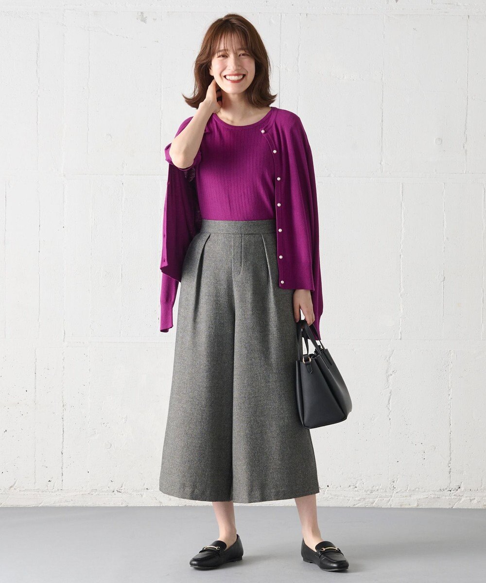 ANY 【洗濯機可/UVカット】パールポイントアンサンブル 