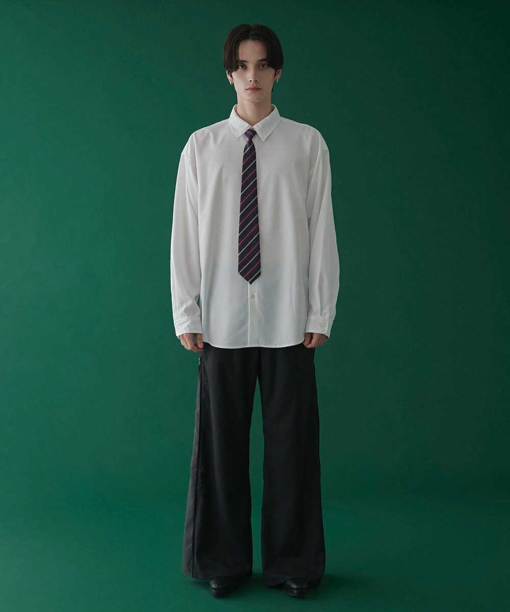 WEGO タイ付きシャツ(LS) 