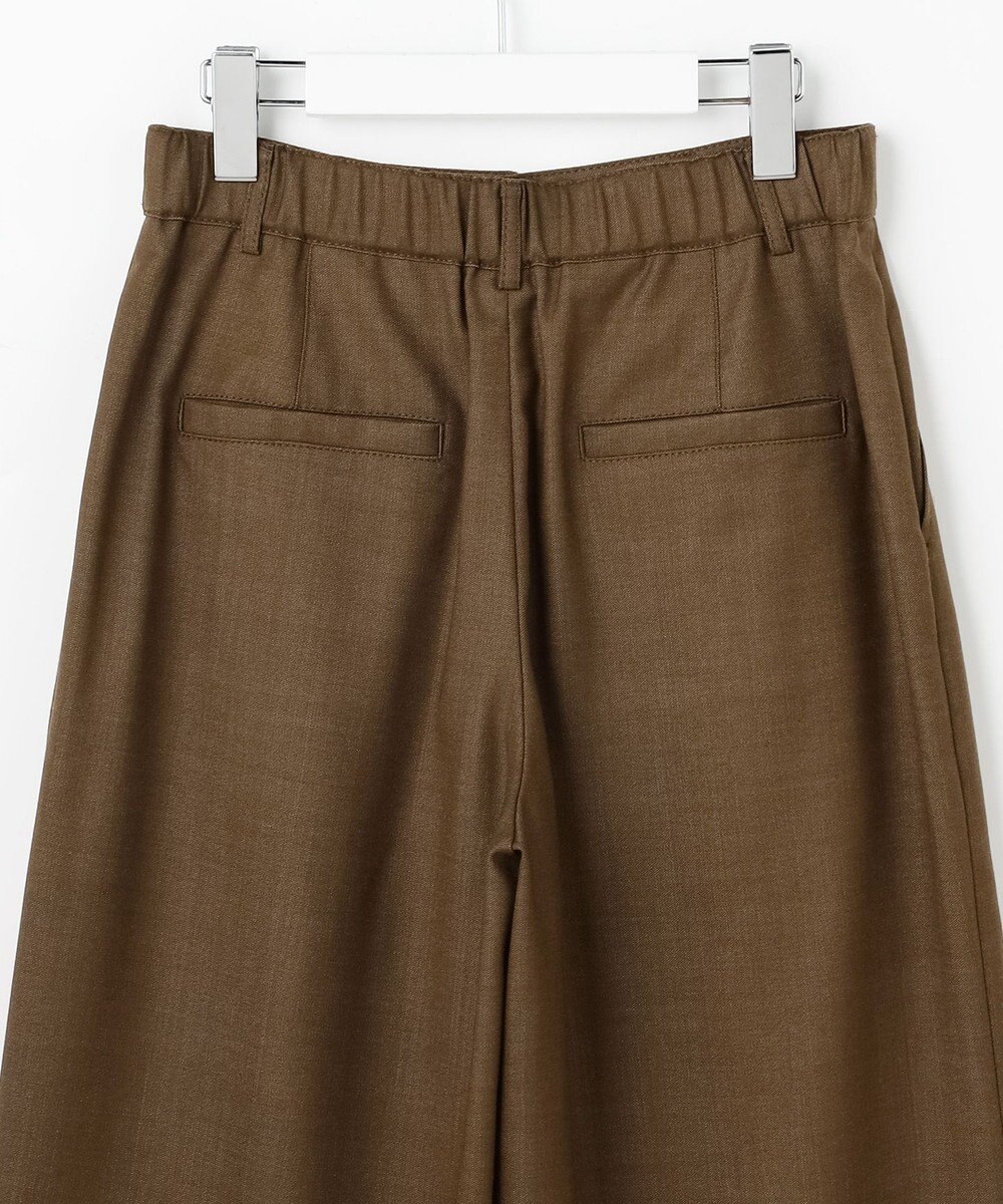 自由区 デニムライクツイルワイド パンツ 