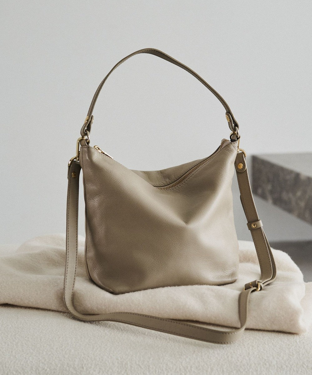 russet ソフトレザーシンプルショルダーバッグ(CE-1328-WEB) 