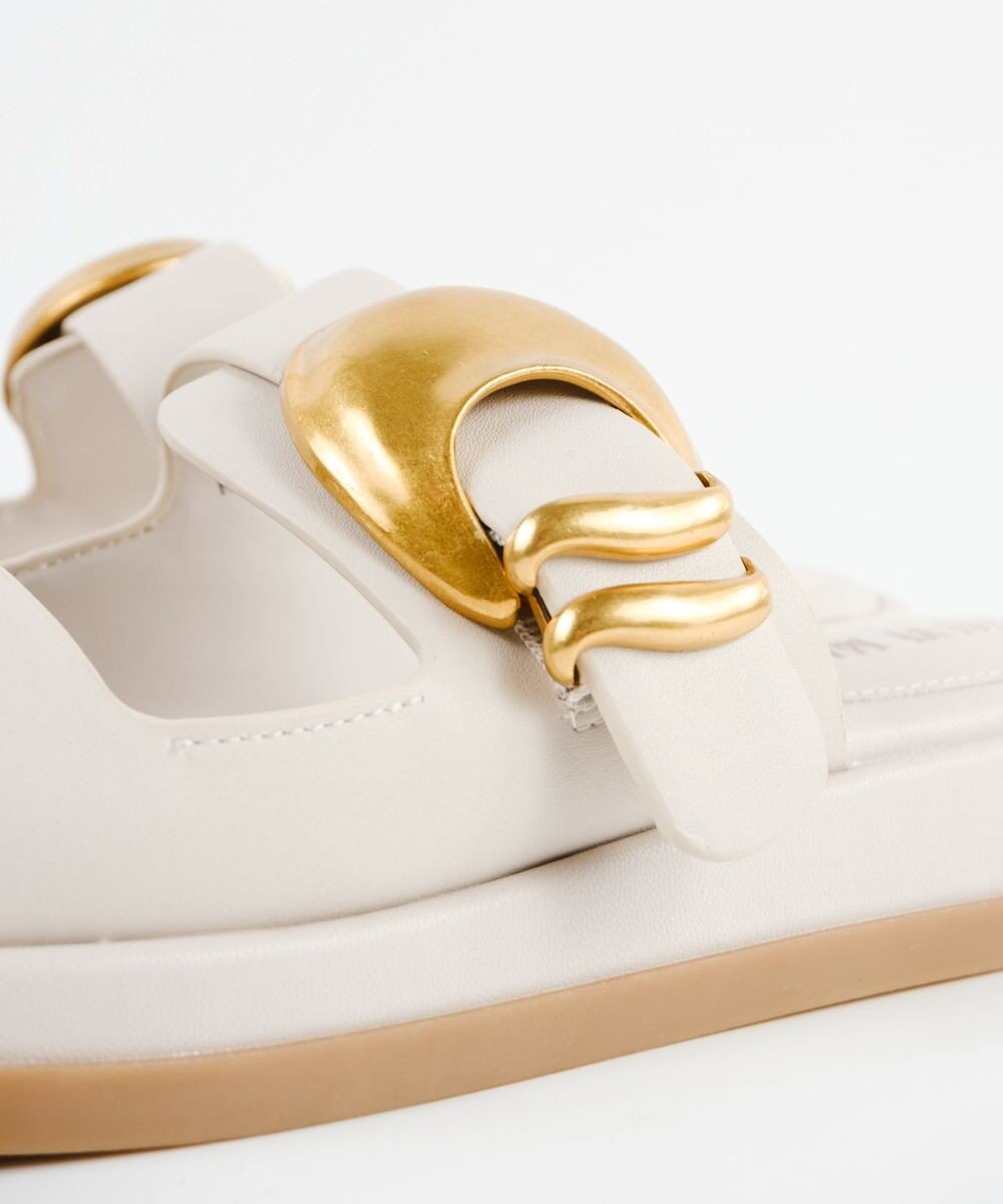 STEVE MADDEN BAY-RIDGE ビッグバックルフラットサンダル 