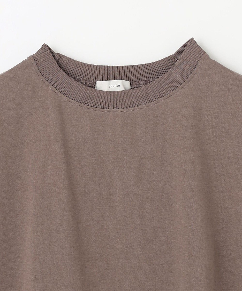 ANY ニットリブフレンチスリーブプルオーバー 