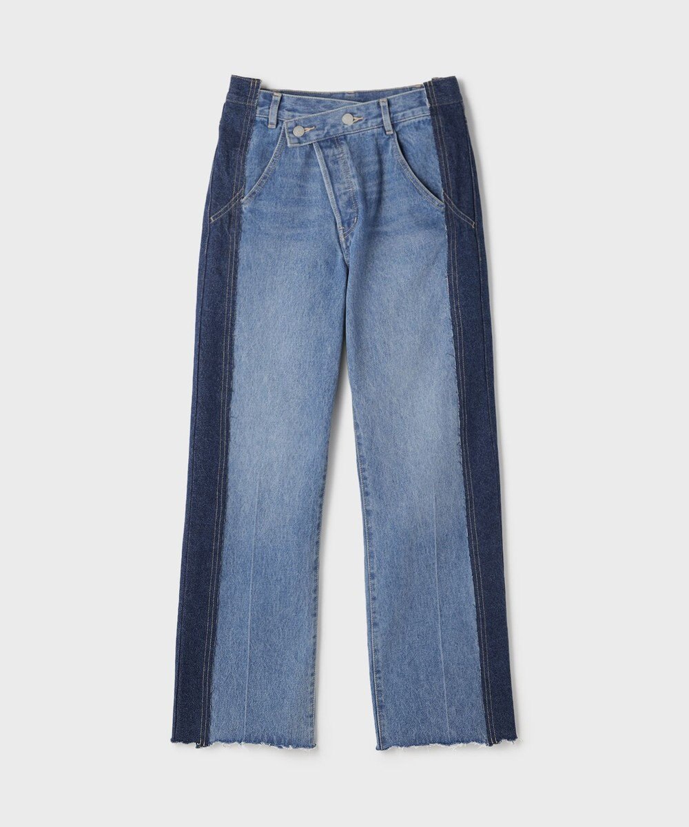 GRACE CONTINENTAL リメイクフレアデニムパンツ 