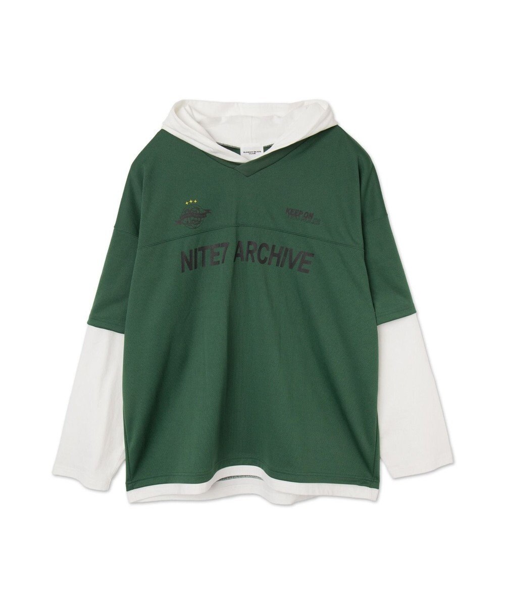 WEGO メッシュレイヤードTパーカー（LS） 