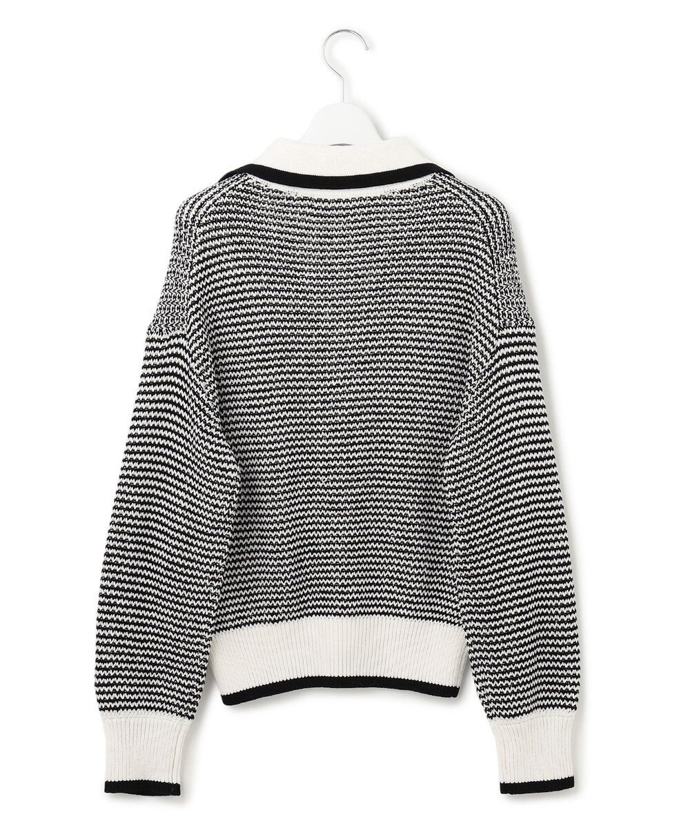 23区 【洗える】ワッフルパターン バイカラー ニット 