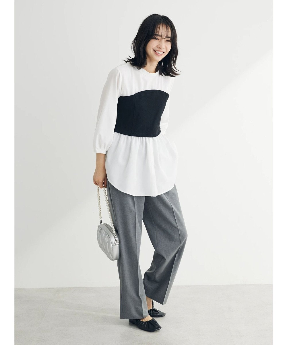 Green Parks リブビスチェドッキングプルオーバー 