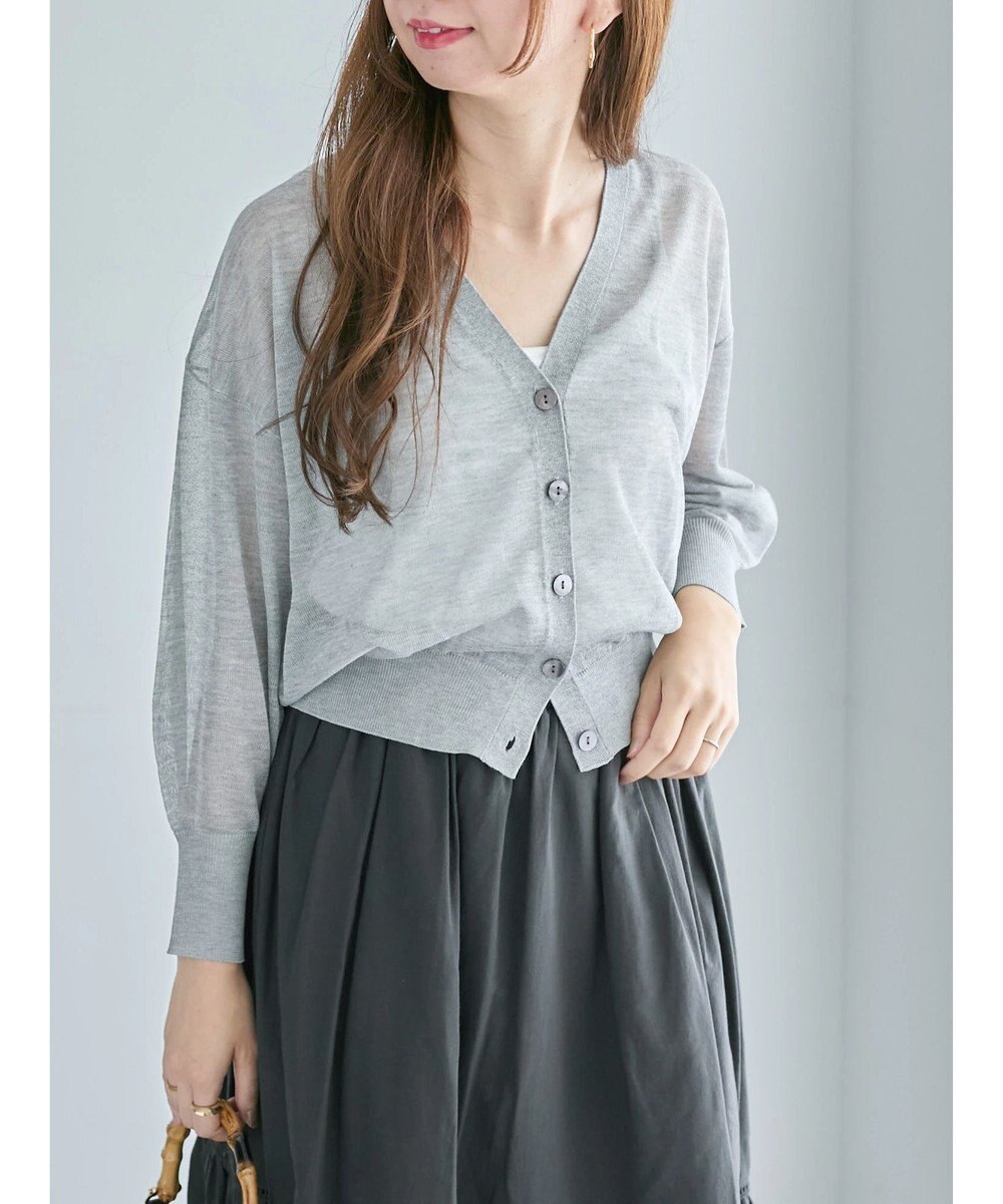 Te chichi Levita14GVネックカーディガン 