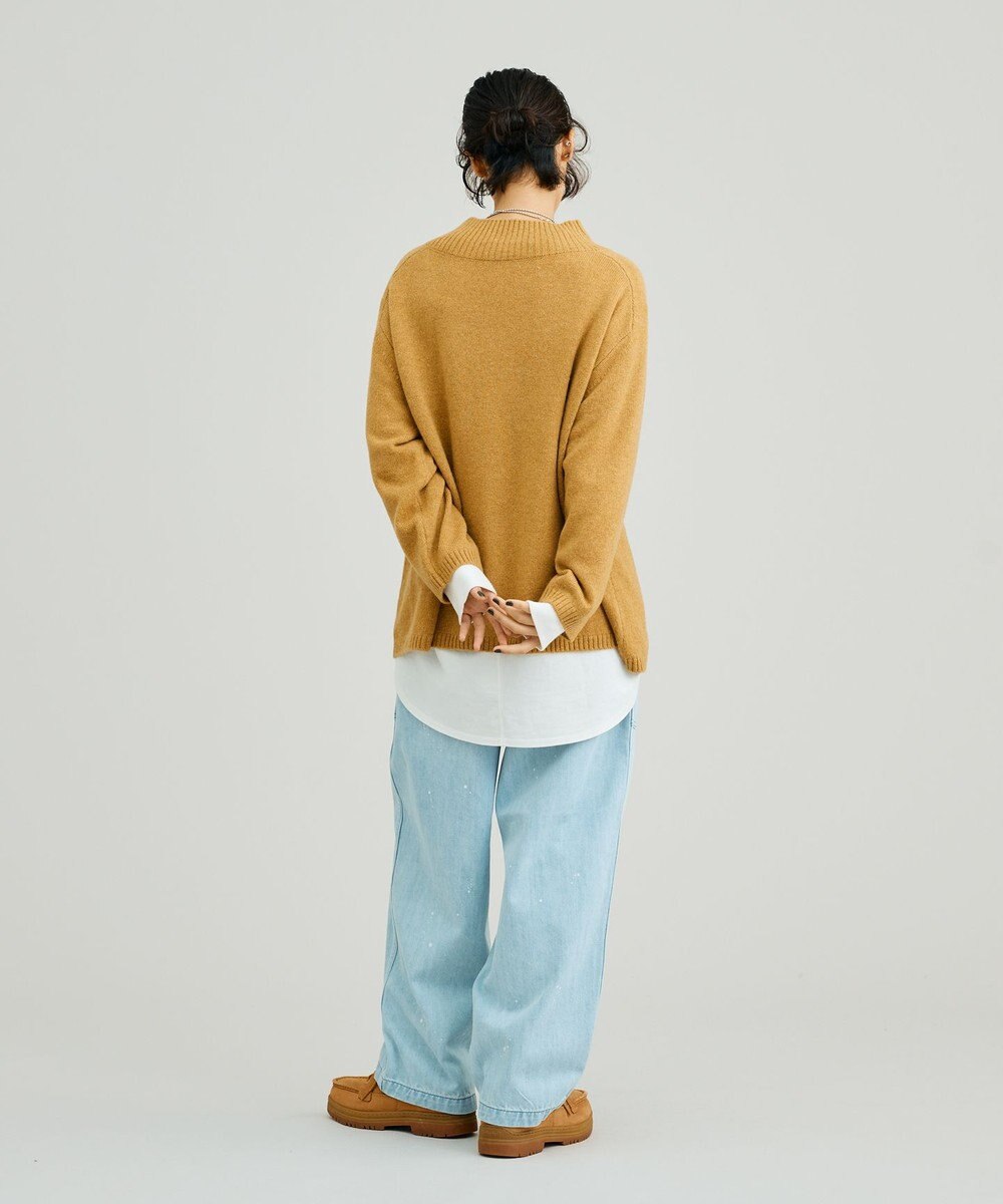 J.PRESS YORK STREET 【WOMEN】ウールカシミヤ ハイネックニット 