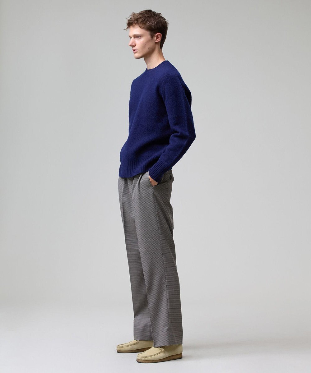 J.PRESS MEN 【J.PRESS ORIGINALS】【UNISEX】Shaggy Saddle Crew Neck Sweater 