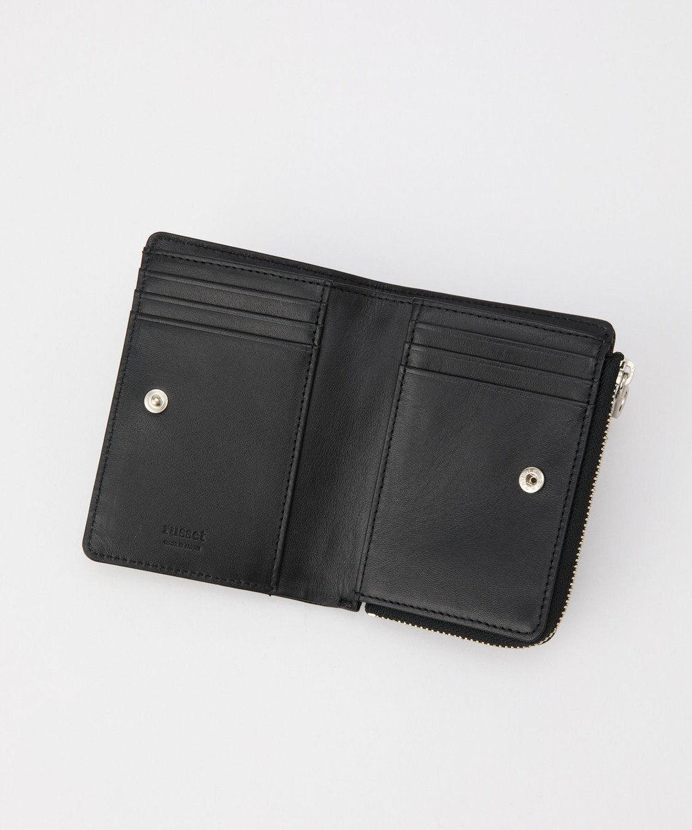 russet ミニモノグラムプレートハーフウォレット(SO-421) 