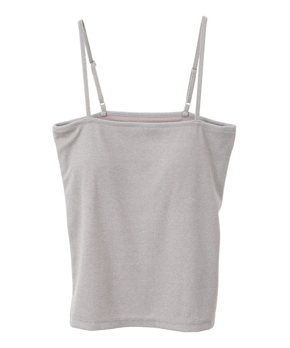 AMERICAN HOLIC カップ付き　ラメリブキャミソール 