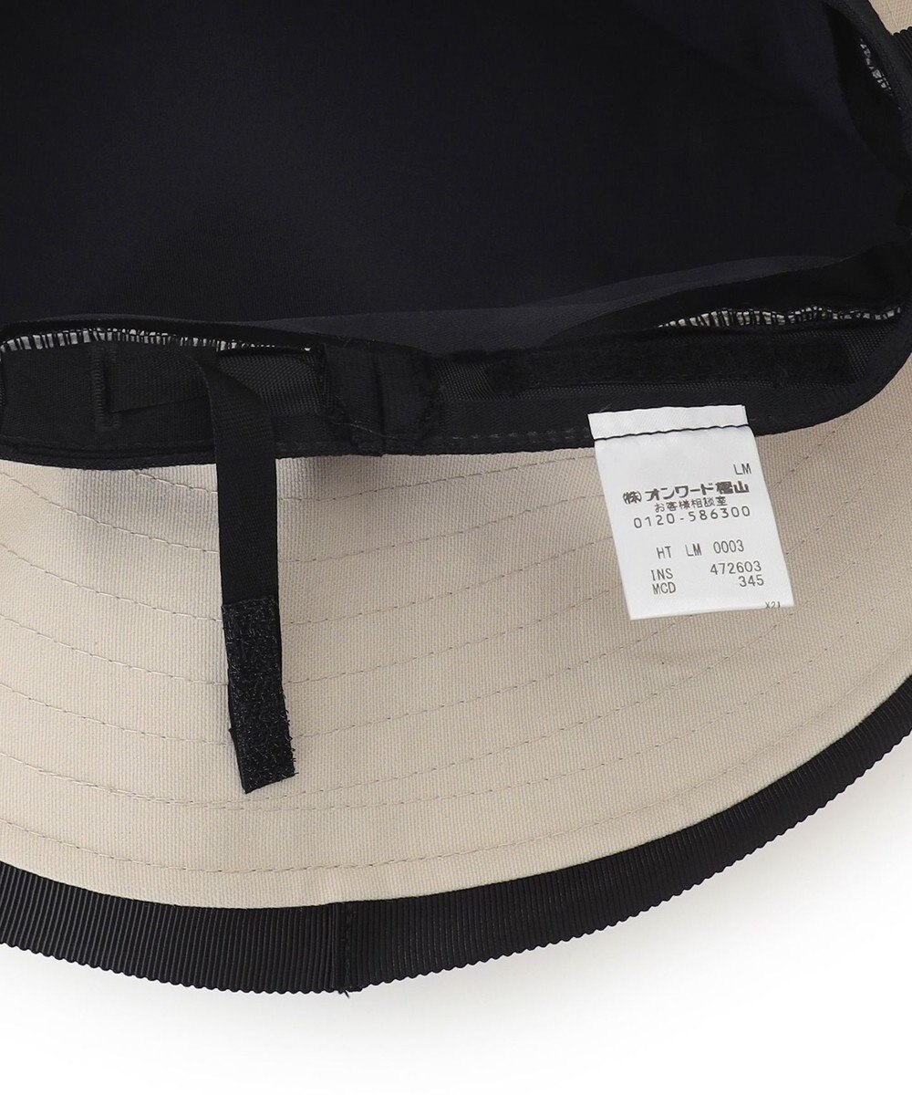 TOCCA 【サイズ調整可】TRIM RIBBON BUCKET HAT コットン バケットハット 