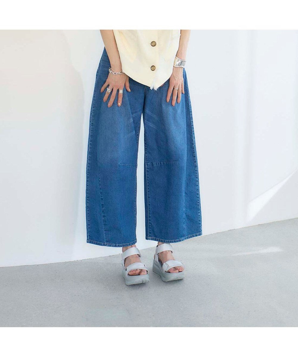 MODE ET JACOMO <noyau>厚底サテンベルクロスポーツサンダル 