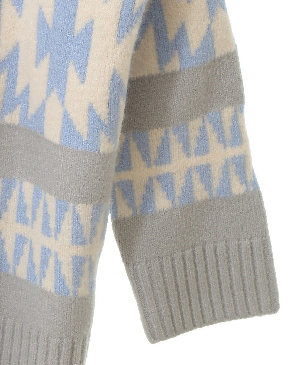 CRAFT STANDARD BOUTIQUE オルテガ柄ニットカーディガン 