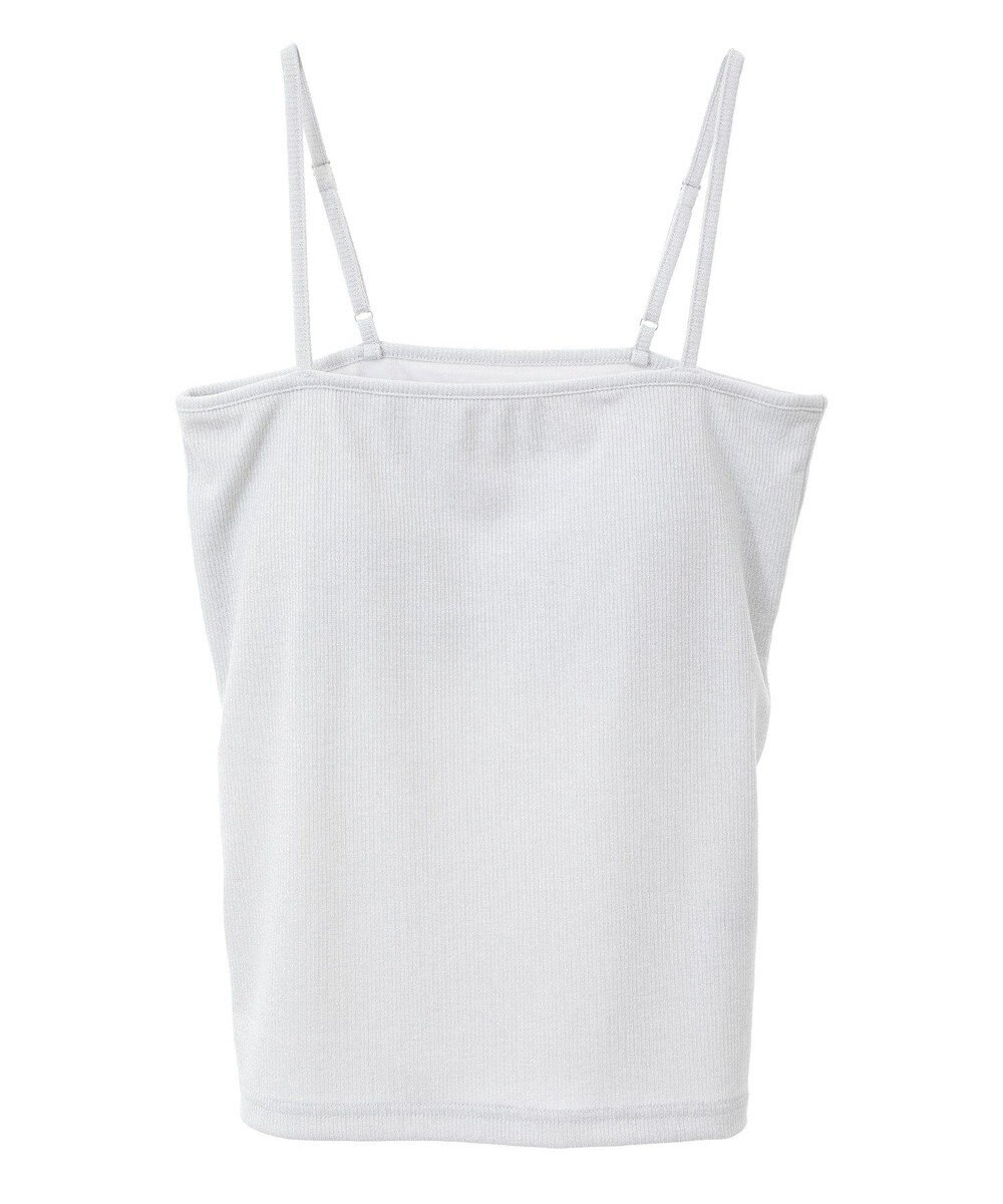 AMERICAN HOLIC カップ付き　ラメリブキャミソール 