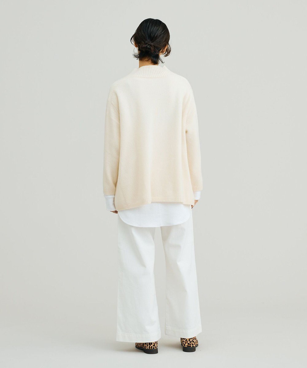 J.PRESS YORK STREET 【WOMEN】ウールカシミヤ ハイネックニット 