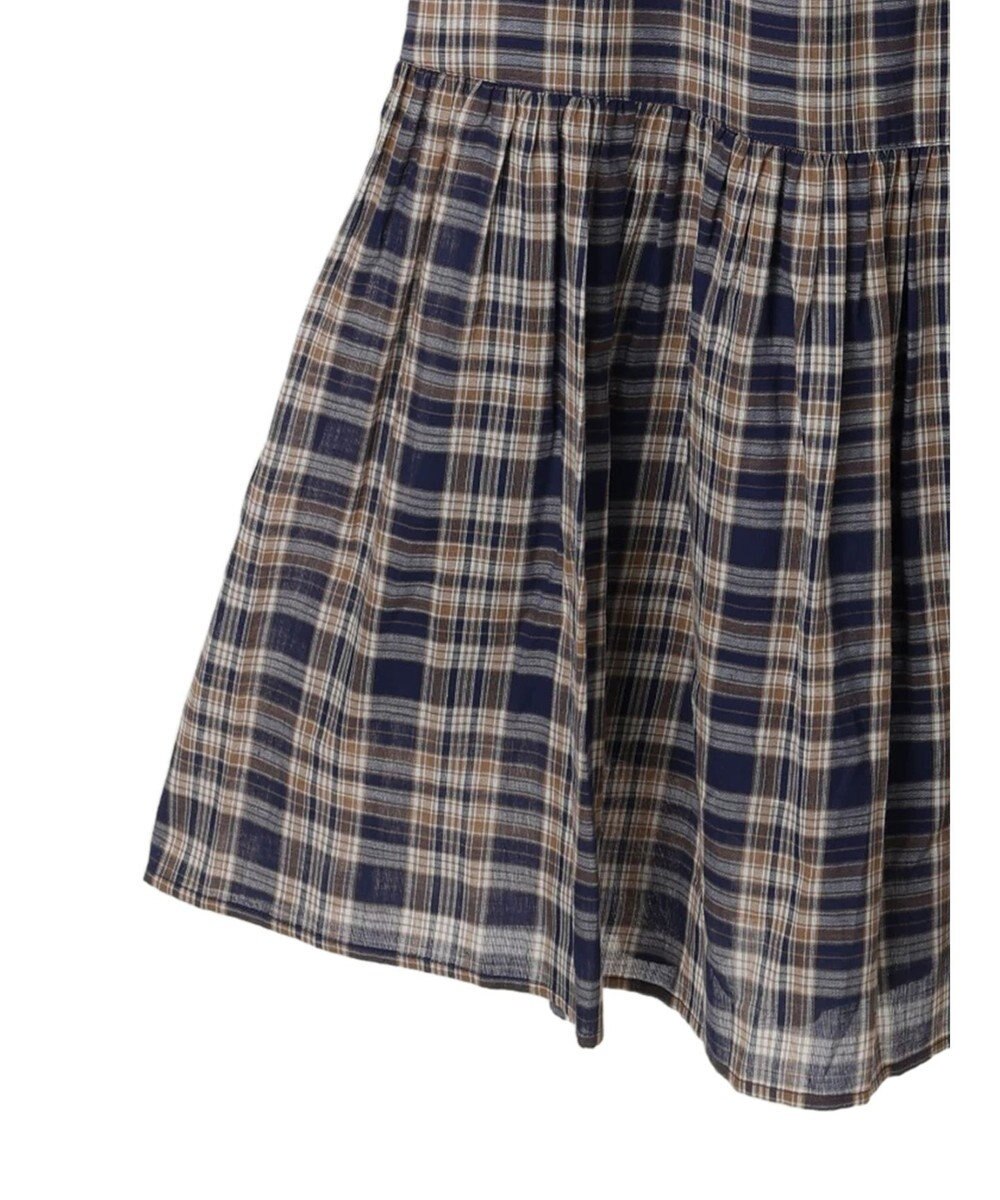 earth music&ecology マドラスチェックキャミワンピース 