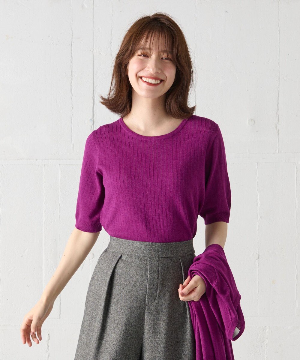 ANY 【洗濯機可/UVカット】パールポイントアンサンブル 