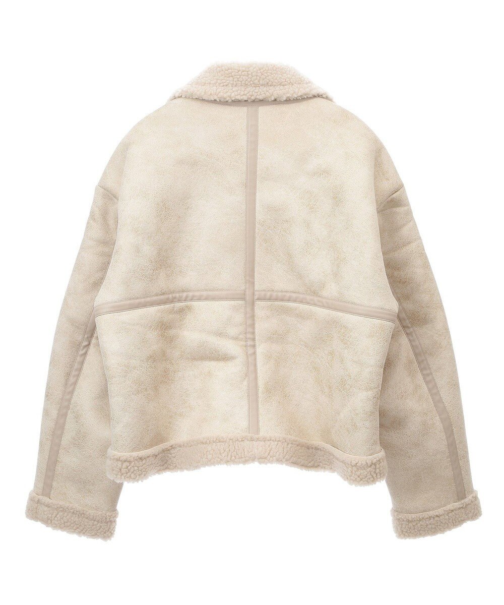 Green Parks フェイクムートンブルゾン 