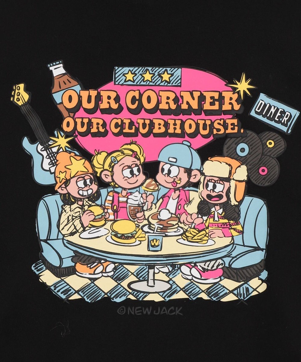 WEGO 【ユニセックス着用ITEM】別注NEWJACKグラフィックプルパーカー 