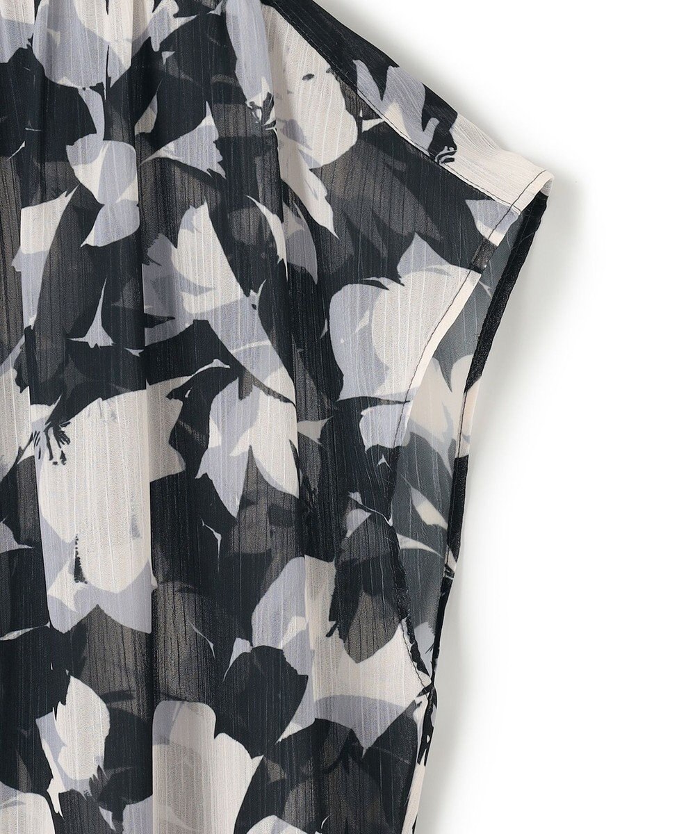 23区 【洗える】Ratti シャドーフラワー プリント ブラウス 