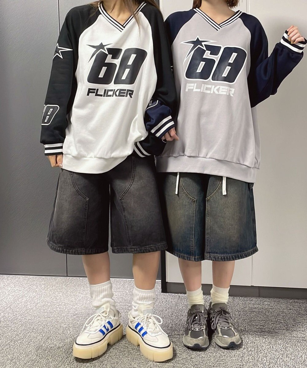 WEGO スターナンバリングプルオーバー 