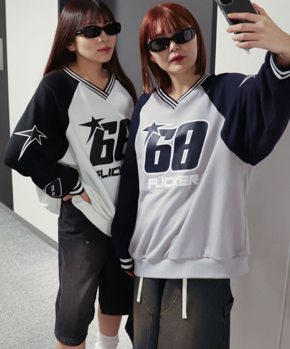 WEGO スターナンバリングプルオーバー 