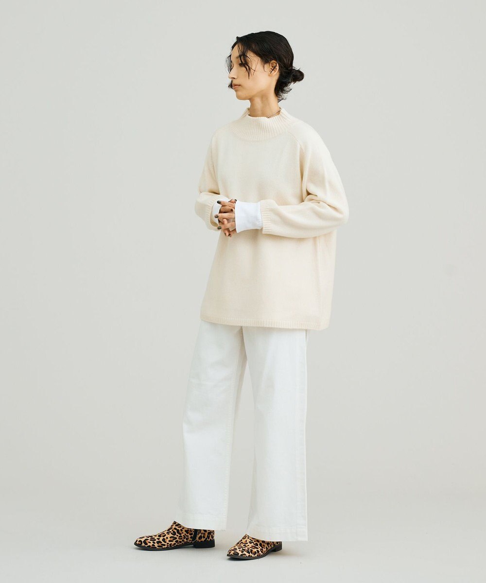 J.PRESS YORK STREET 【WOMEN】ウールカシミヤ ハイネックニット 