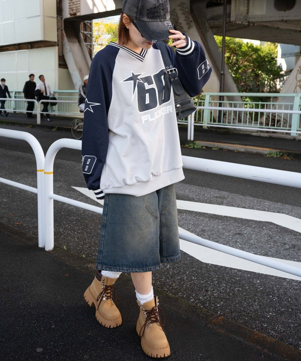 WEGO スターナンバリングプルオーバー 