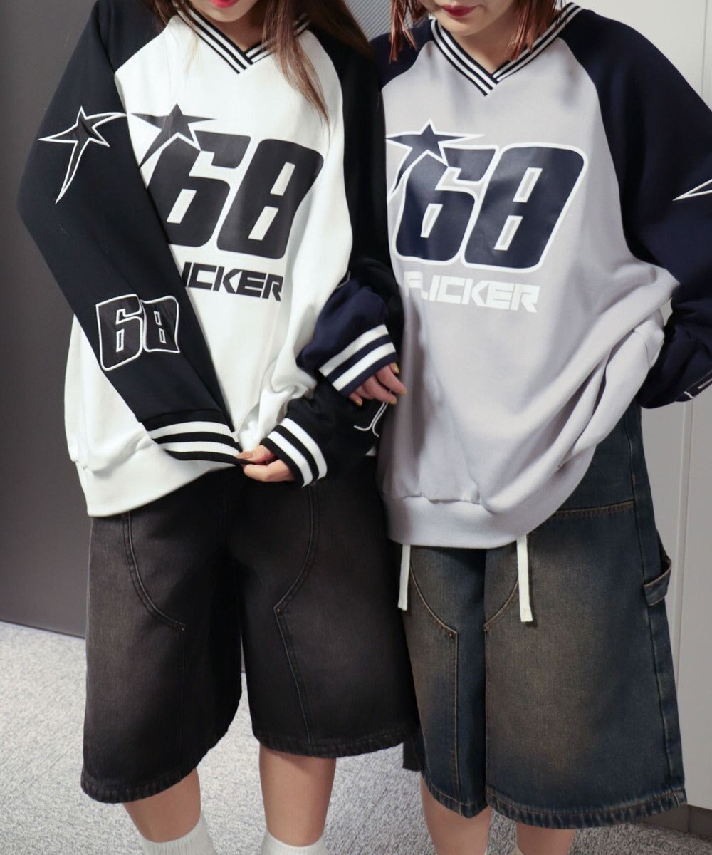 WEGO スターナンバリングプルオーバー 