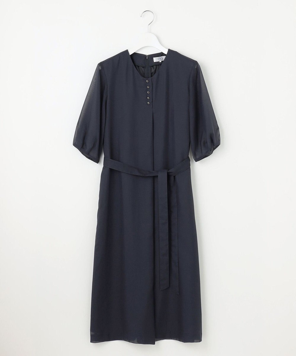 J.PRESS LADIES 【洗える】ブライトスパンボイル ワンピース 