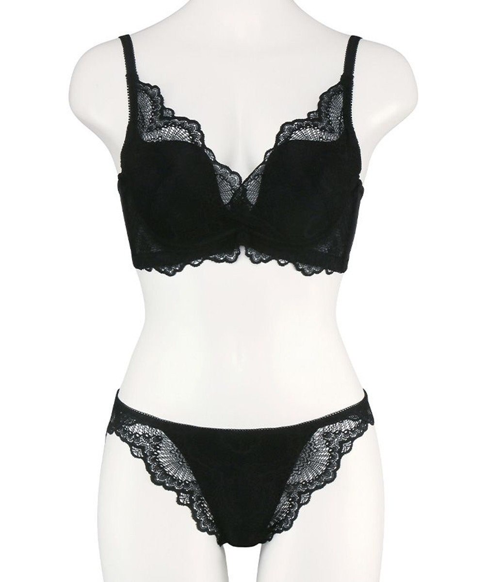 San-ai Resort（三愛水着楽園） 【新色アッシュローズ・アッシュグレー追加】 カシュクール脇高ブラジャー＆ショーツ 