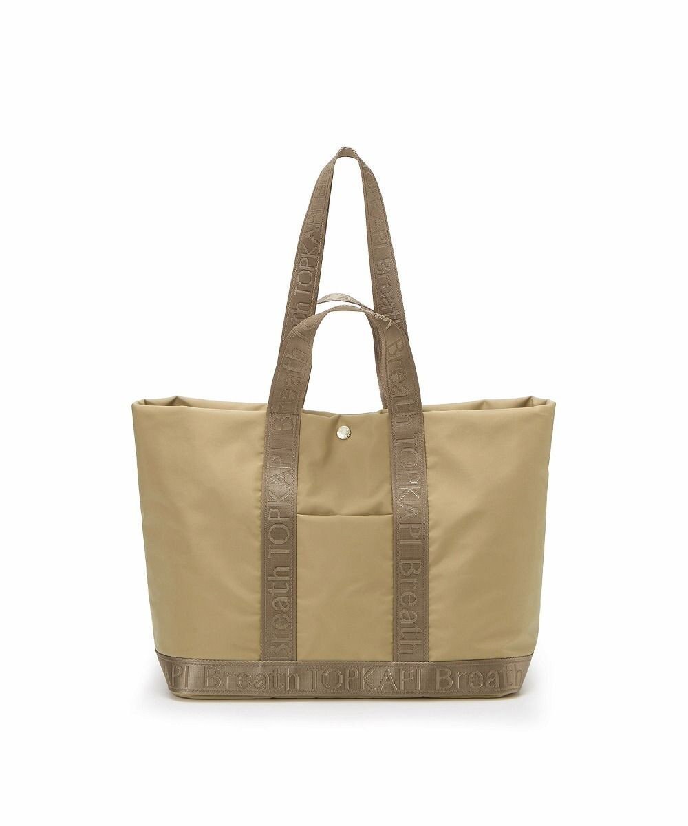 TOPKAPI 【Breath TOPKAPI】ナイロン ロゴテープ 2way ハンドル トートバッグ 