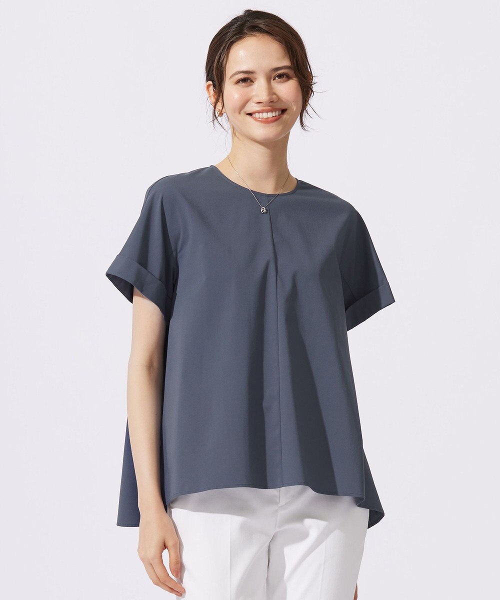 自由区 【カタログ掲載・セットアップ対応・接触冷感・UVケア・洗える】ファンクショナルクロス ブラウス 