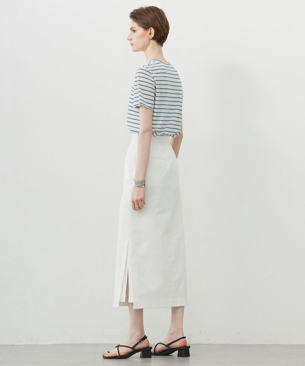 ICB 【洗える】シェルタリングドライサテン タイトスカート 