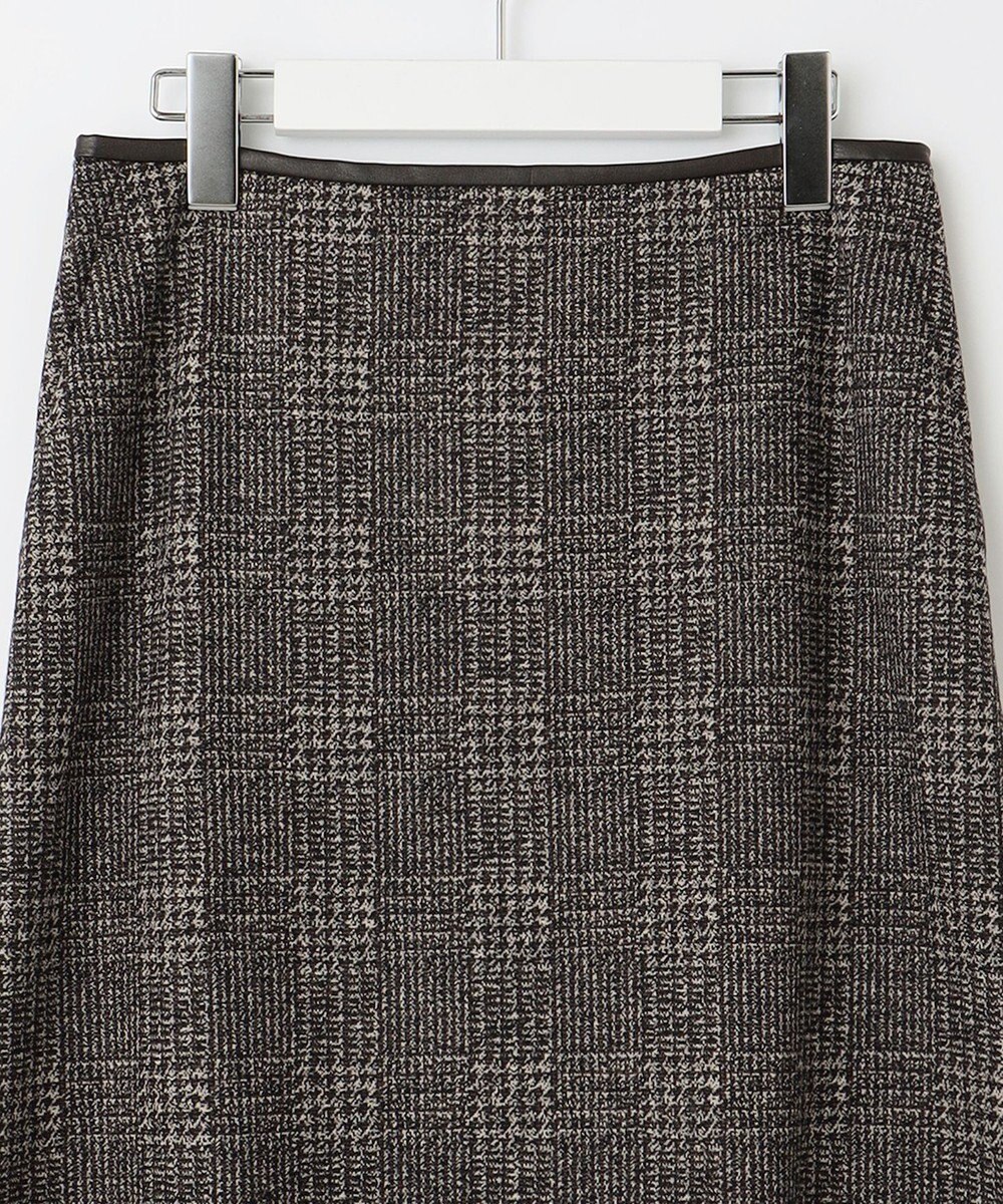 J.PRESS LADIES 【洗える】チェック ジャカード ナロー スカート 